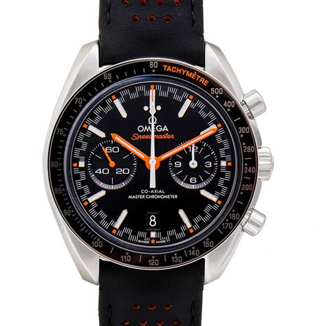 omega steel chronograph watch